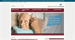 Desktop Screenshot of bayerische-stiftung-hospiz.de