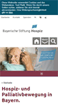 Mobile Screenshot of bayerische-stiftung-hospiz.de